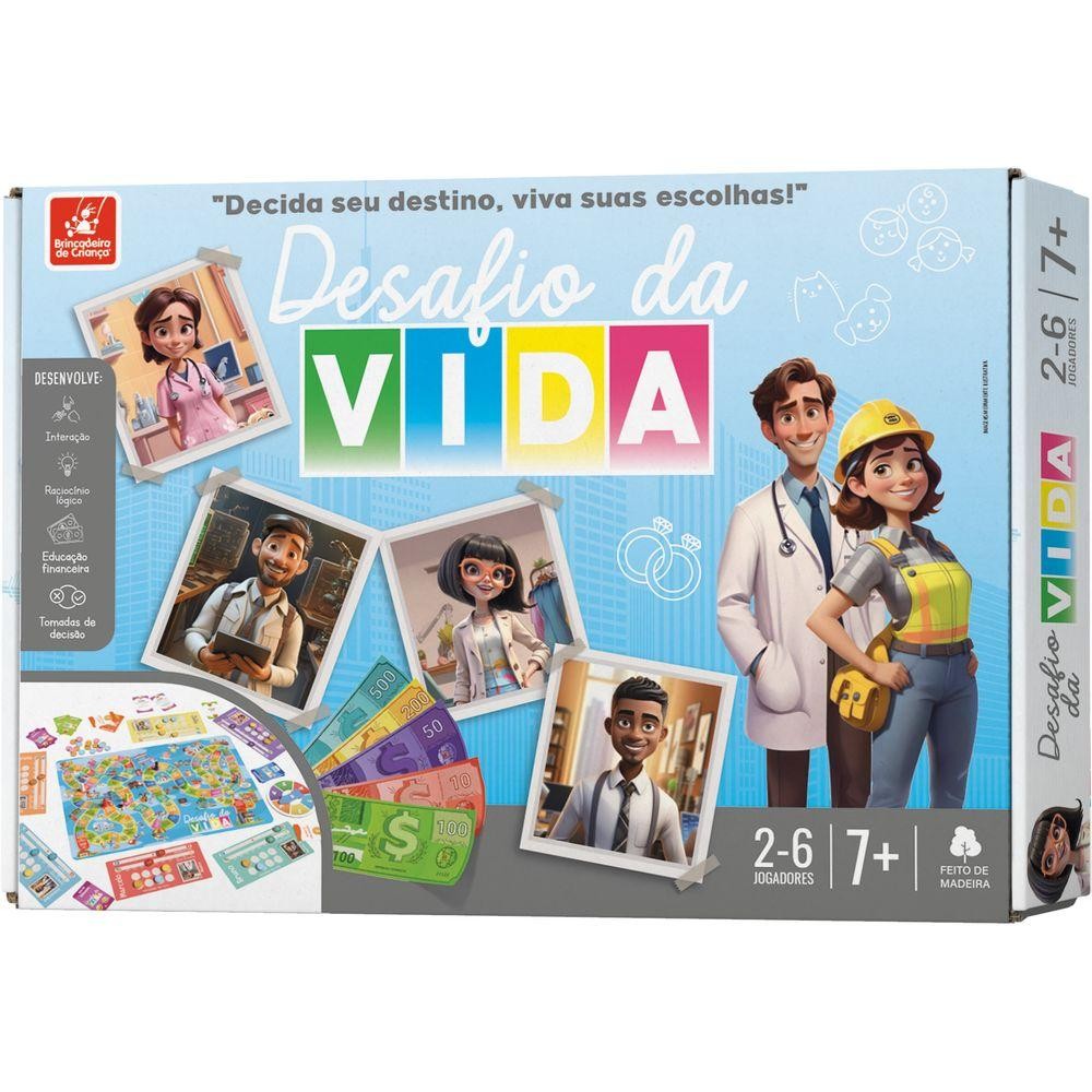 Jogo Desafio da Vida - Brincadeira de Criança