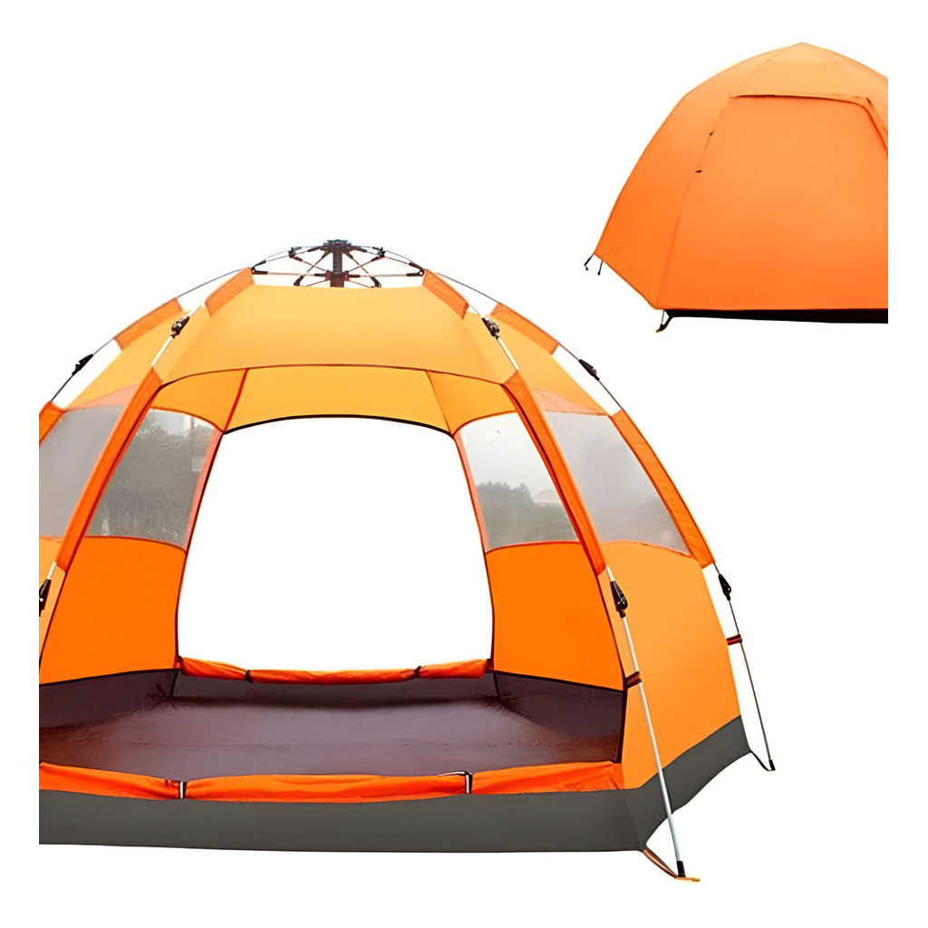 Barraca Camping De Acampamento Grande Para 3-4 Pessoas