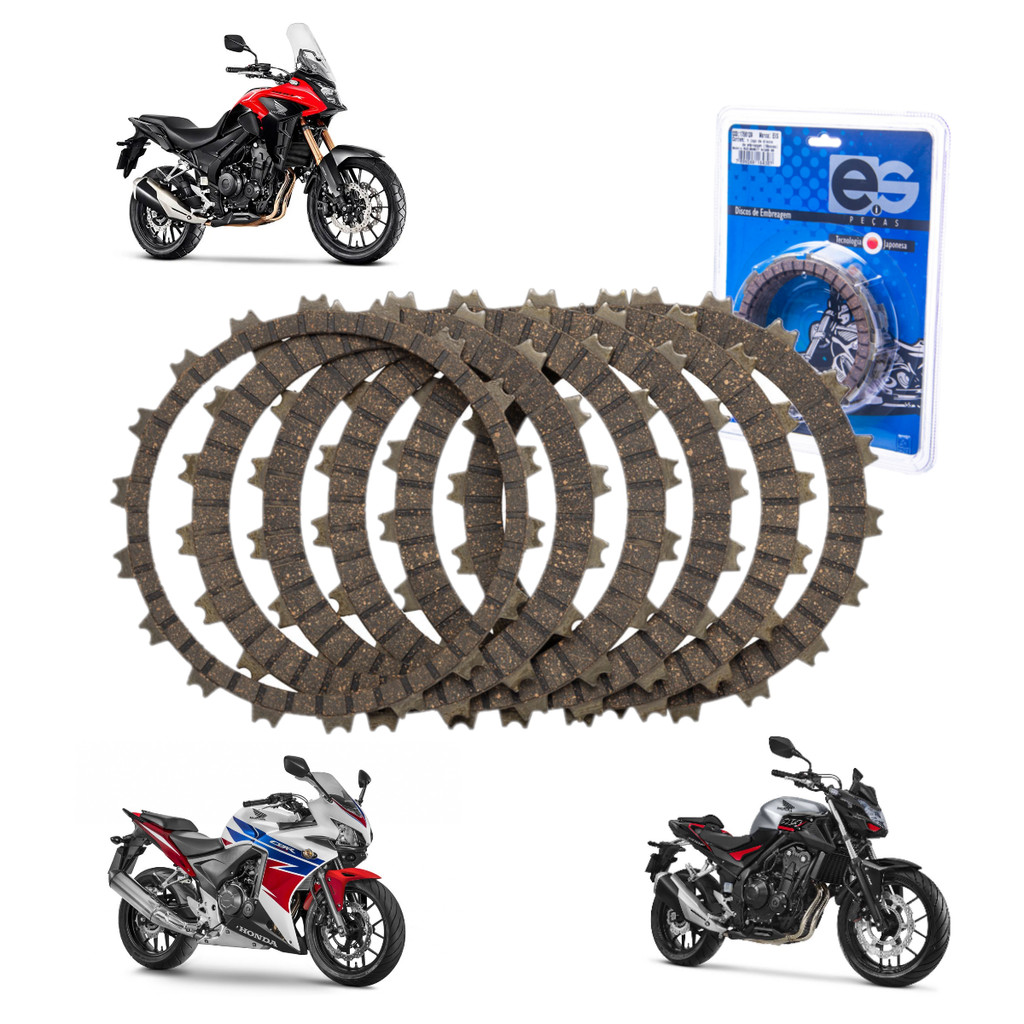 Discos Embreagem 7 Pcs Cb 500 F/ X/ R 2013/2025 Original em Oferta na Shopee