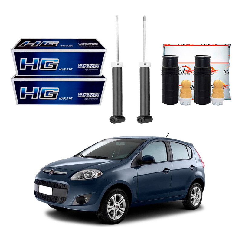 Kit Amortecedor Traseiro. Novo Palio 1.0 1.4 1.6 2011 A 2019 em Oferta na Shopee