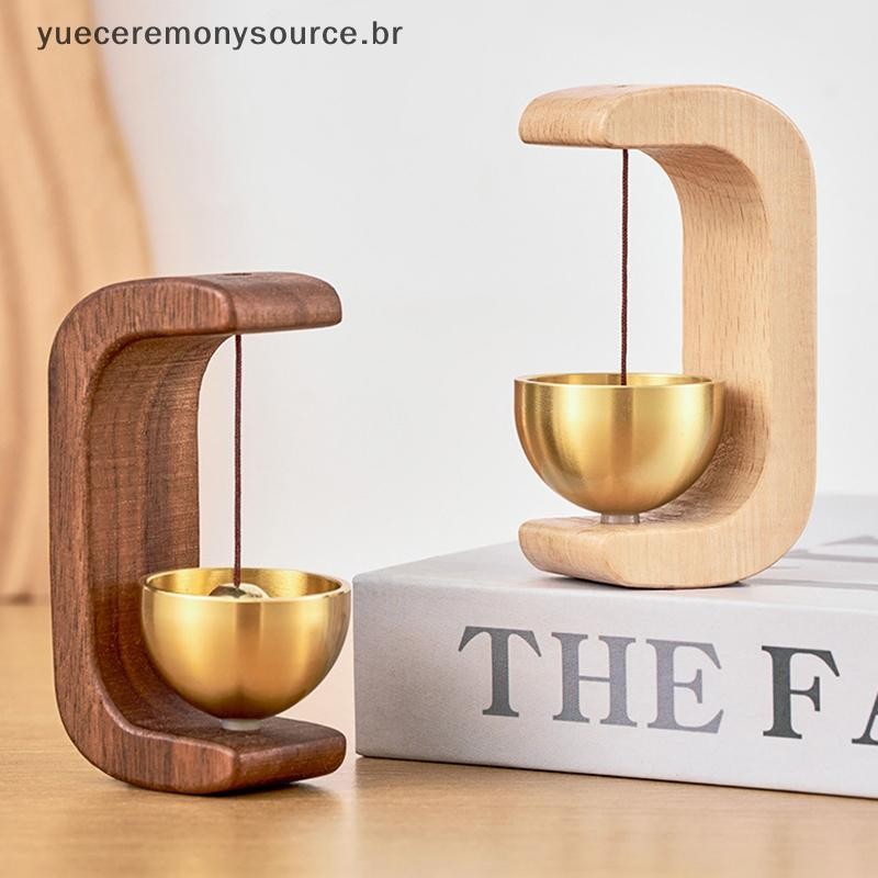 # yuece Campainha Autoadesiva Estilo Japonês/Sinos De Vento De Madeira Dopamina/Decoração De Porta De Casa De Colisão De