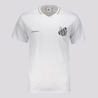 Camisa Santos Deslocar Branca em Oferta na Shopee