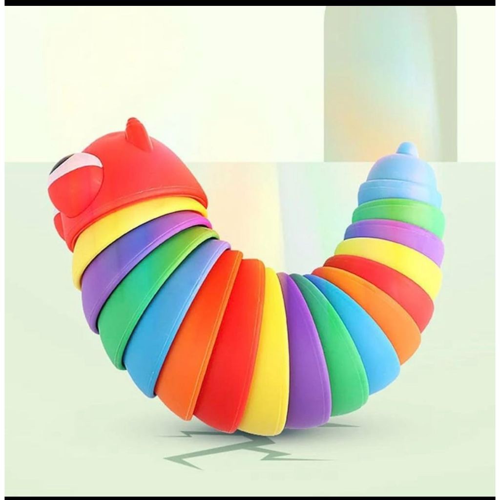 Brinquedo Lesma Caracol Lagarta De Minhocas Alivia o Estresse