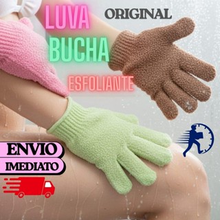 ESPONJA BUCHA DE NYLON ESFOLIANTE P/BANHO MOD. LUVA 18X12,5CM COLORS AFD02005 RIO DE OURO em Oferta na Shopee