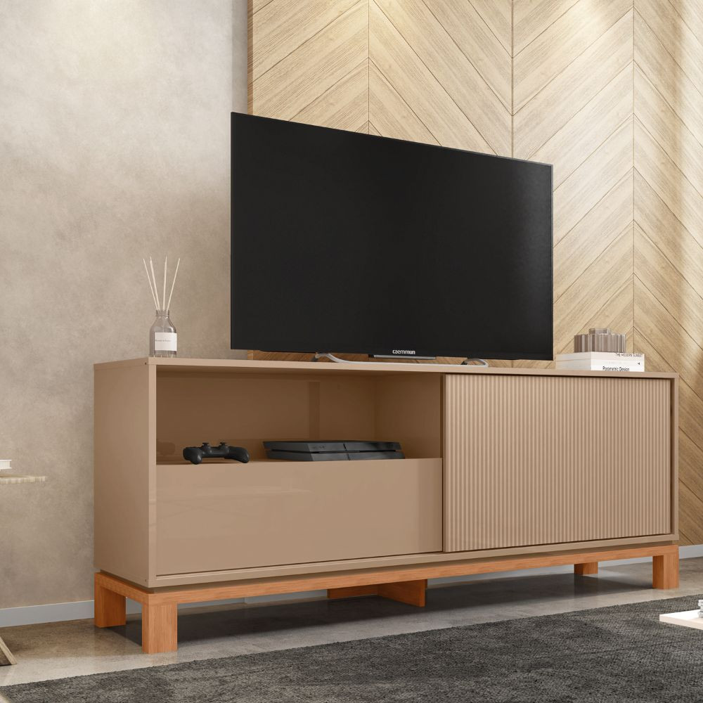 Rack Bancada Para TV Até 55 Polegadas Mondrian Caemmun em Oferta na Shopee