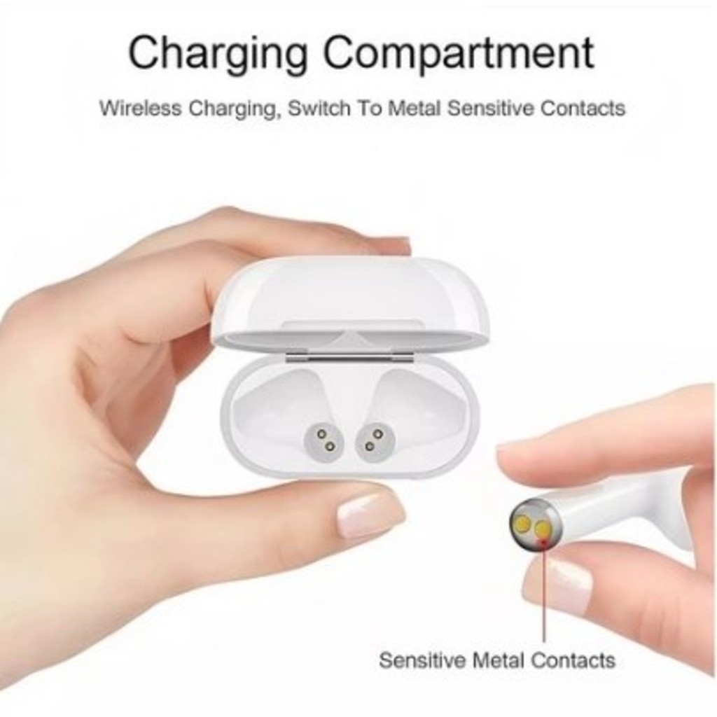 Fone De Ouvido Tws Bluetooth V5.0 Touch - I12 - ENVIO IMEDIATO