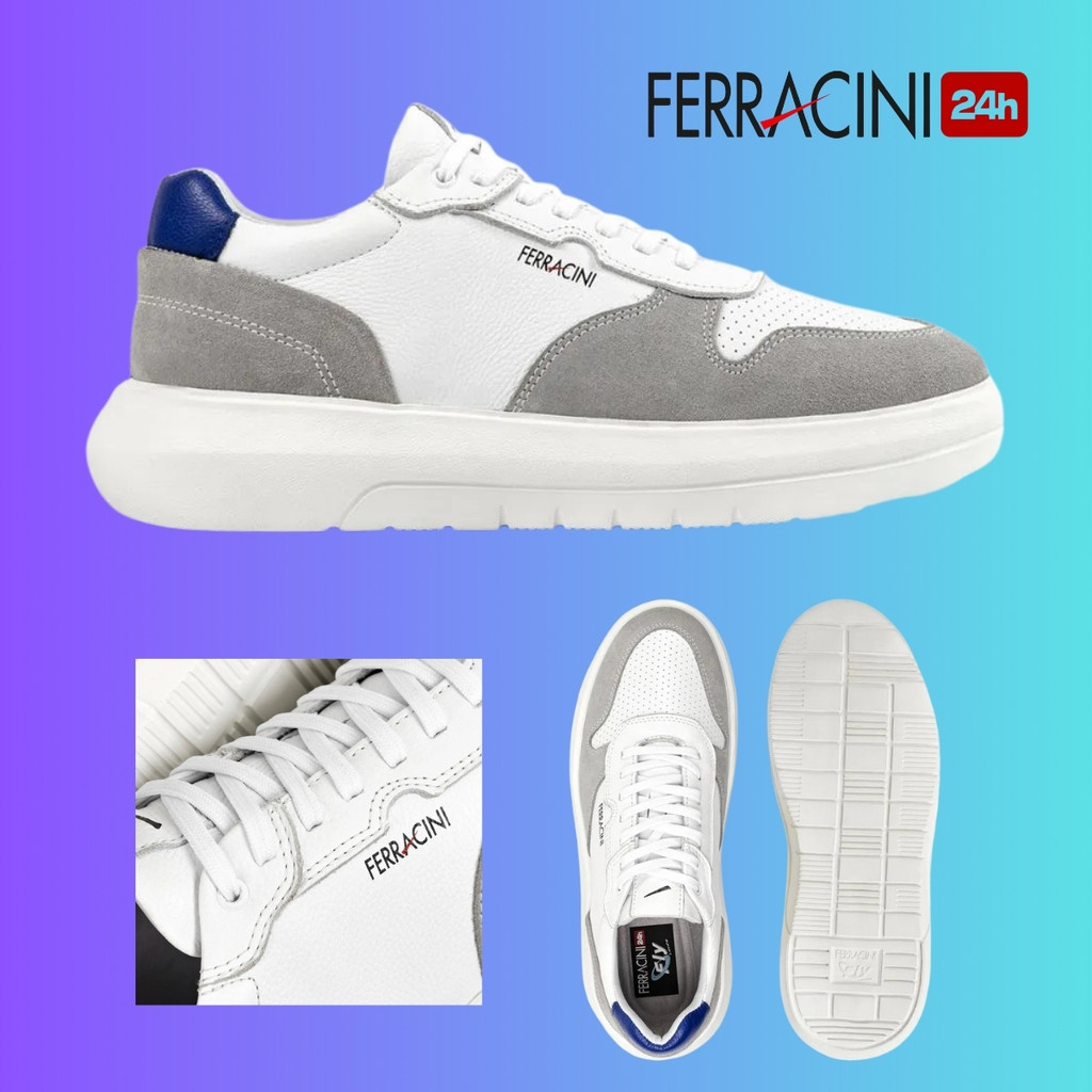 SAPATENIS FERRACINI MASCULINO SNEAKER ENERGY ORIGINAL 24 HORAS CONFORTO REF.: 8287.695