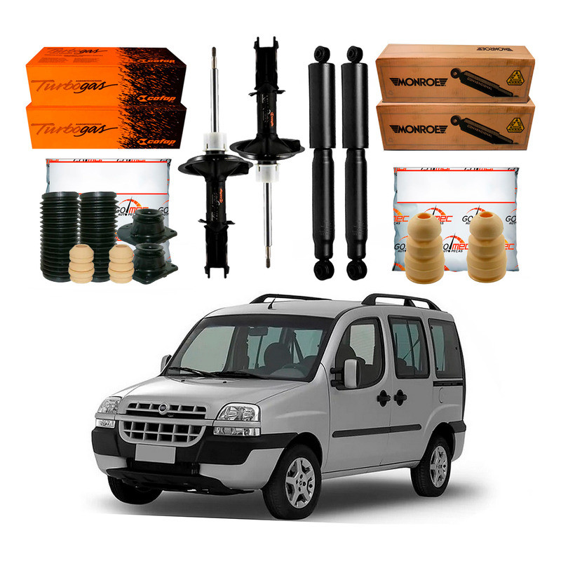 Kit Amortecedor Dianteiro Traseiro Doblo 1.4 1.8 2010 A 2020 em Oferta na Shopee