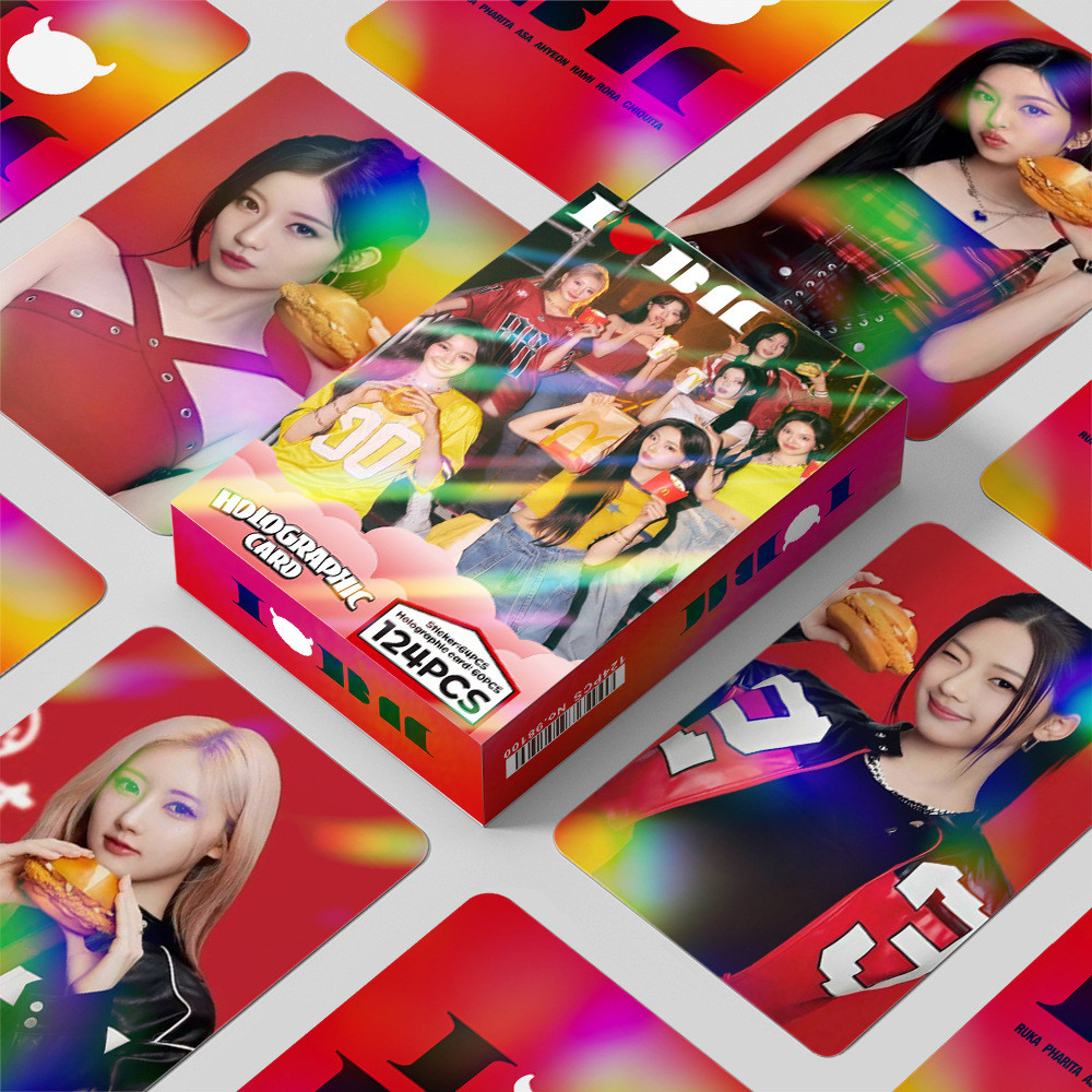 124 Pçs/set Kpop Idol BabyMonster Novo Álbum lomo Cartões Postais Para Coleções De Fãs