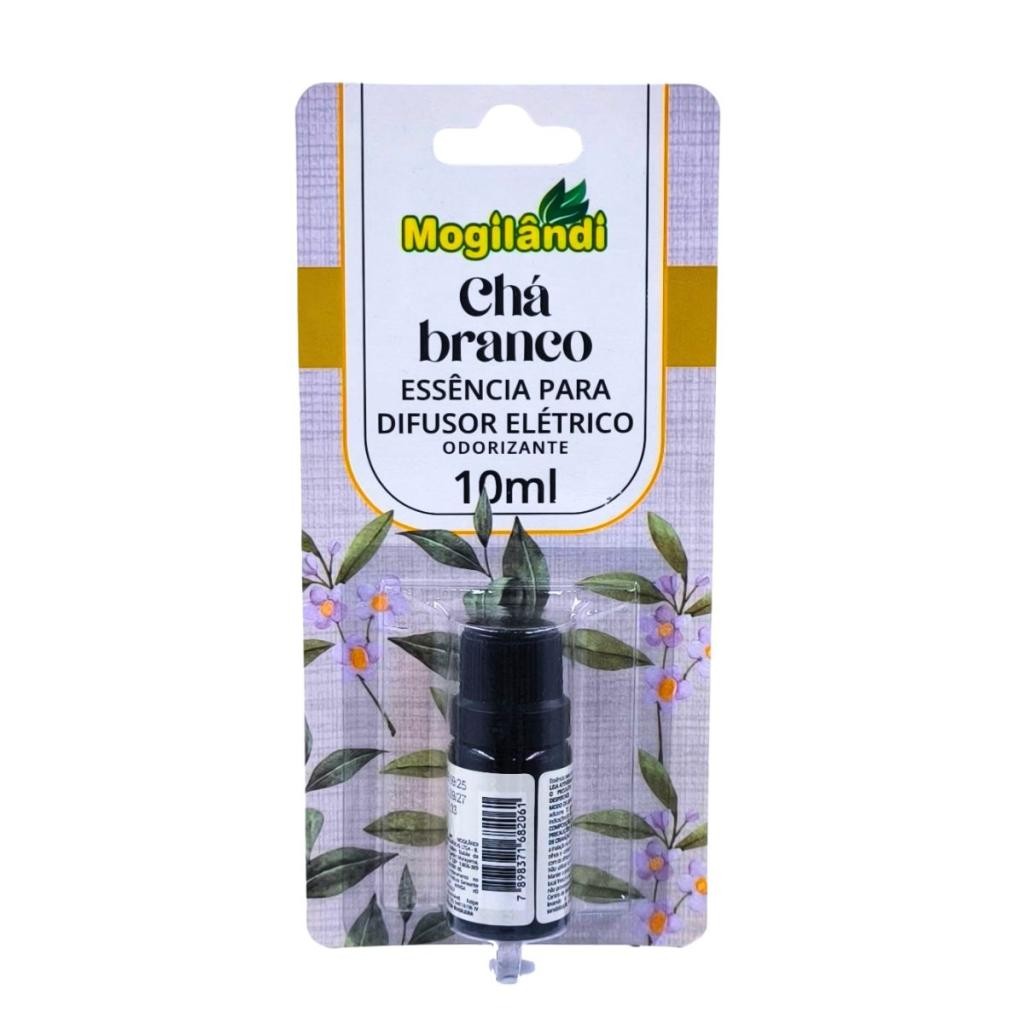 Odorizante Essência Para Difusor Elétrico Chá Branco - 10ml em Oferta na Shopee