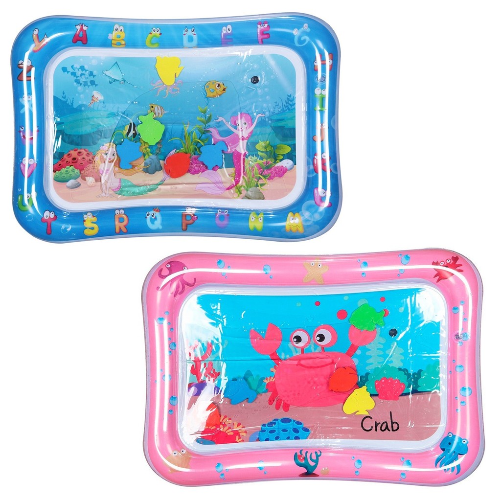 Tapete De Água Inflável Educativo Sensorial Para Engatinhar Com Movimento Na Água - Art Baby