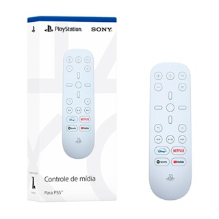 Controle Remoto de Mídia Playstation 5 Branco em Oferta na Shopee