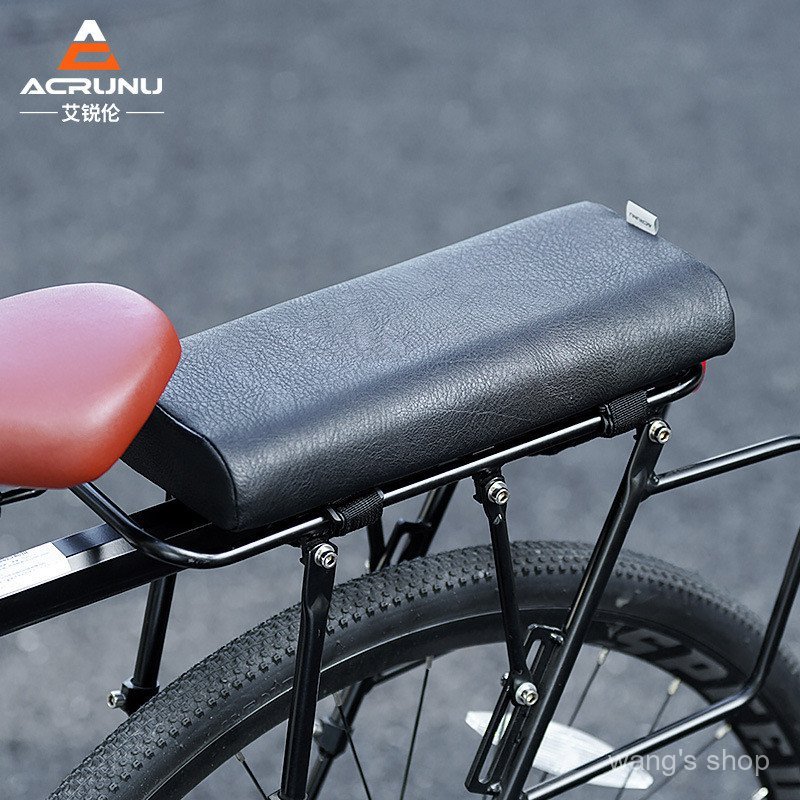 Almofada de assento traseiro para bicicleta ACRUNU, assento traseiro reforçado de liberação rápida para bicicleta de mon
