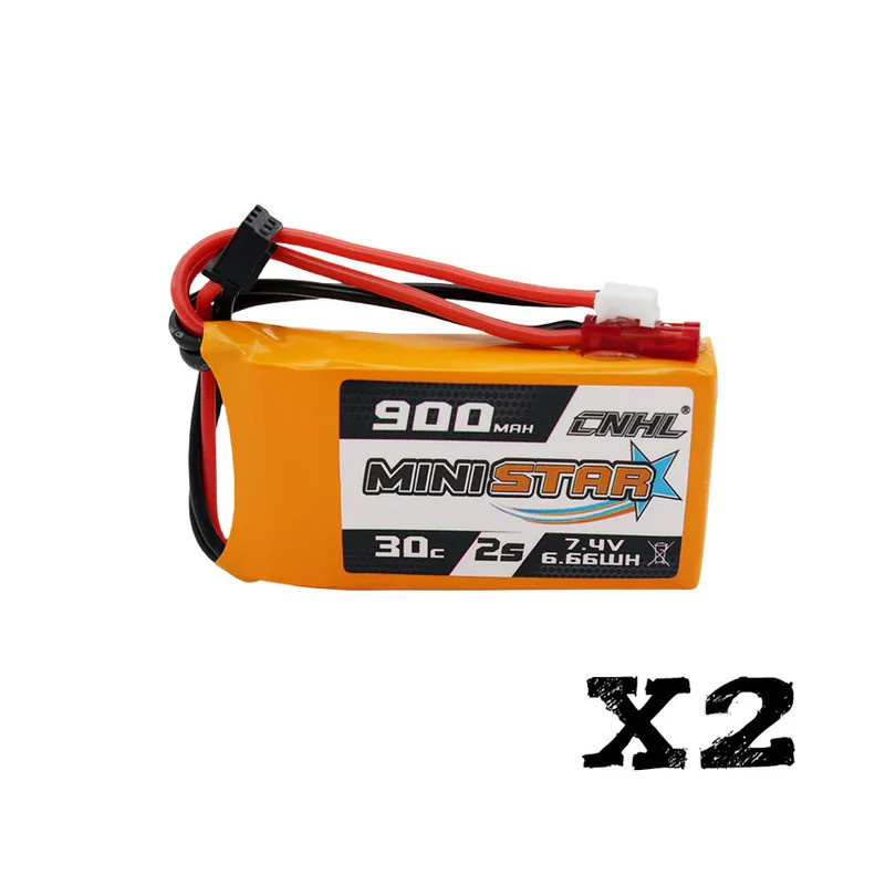 CNHL MiniStar Lipo Bateria 2S 900mAh 7.4V 30 Com XT30 Para Mini Quad FPV Drone Quadcopter Helicóptero Avião