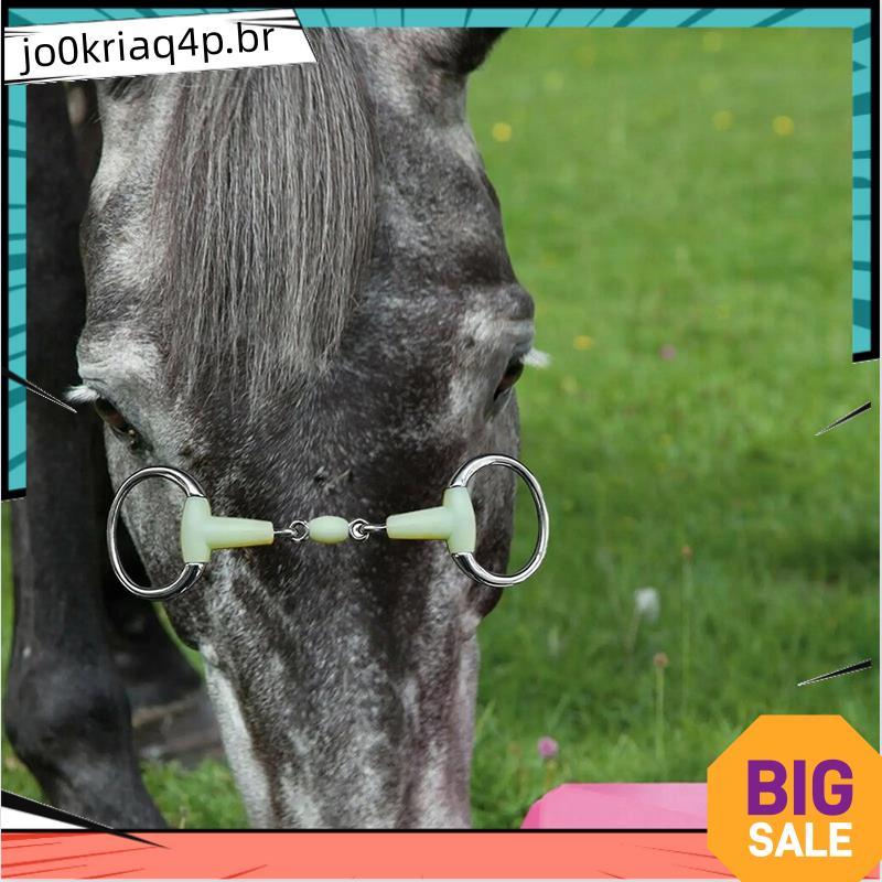 Broca De Rapé De Cavalo , Boca De Anel Solto De Aço Inoxidável Ligação Solta Para Treinamento De Cavalos E Equitação