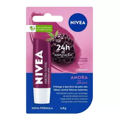 Protetor Labial Nivea Amora Shine 4,8g