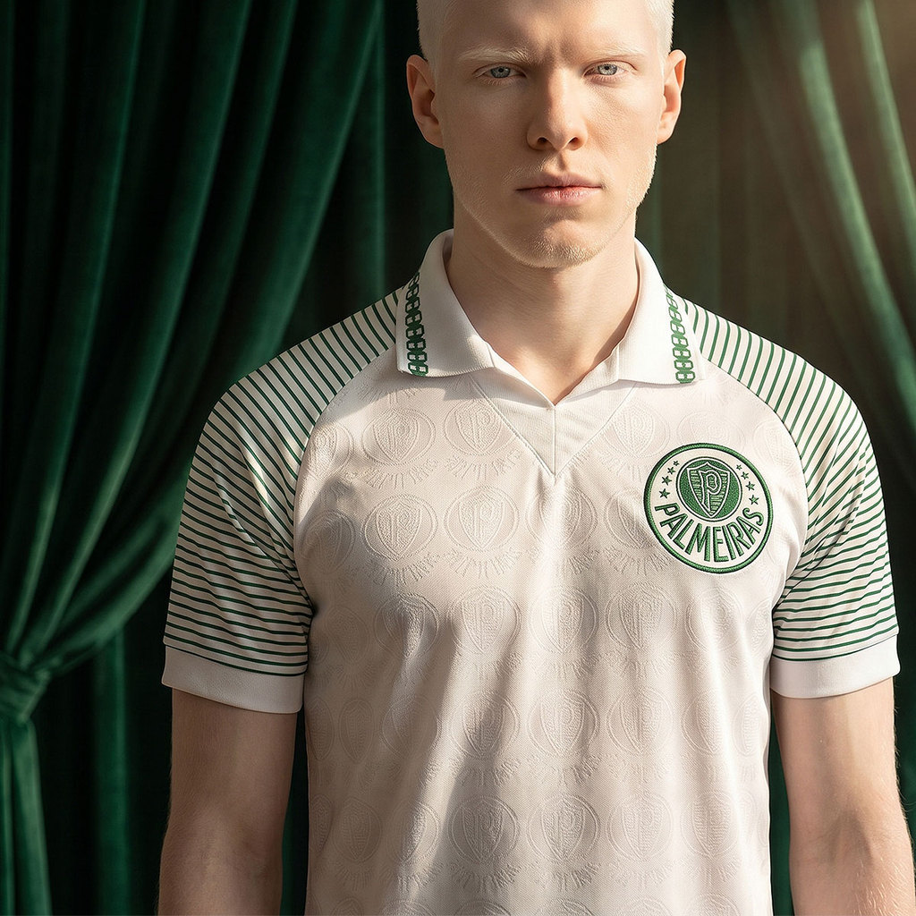 Camisa Palmeiras Retrô 1993 Away Branca Masculina
