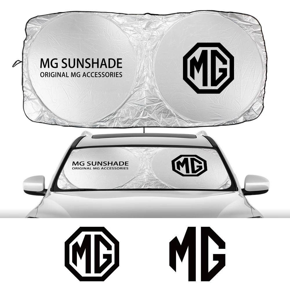 Protetor Solar Frontal para Para-brisa de Carro para MG Zs EV 5 2022 Rx5 Rx8 Tf 3 6 Phev Hs Astor One V80 Gs Acessórios