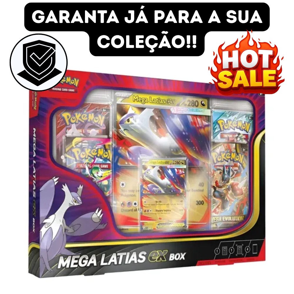 Mega Latias Ex 49 Cartas Box Pokémon Copag - Pokémon Copag