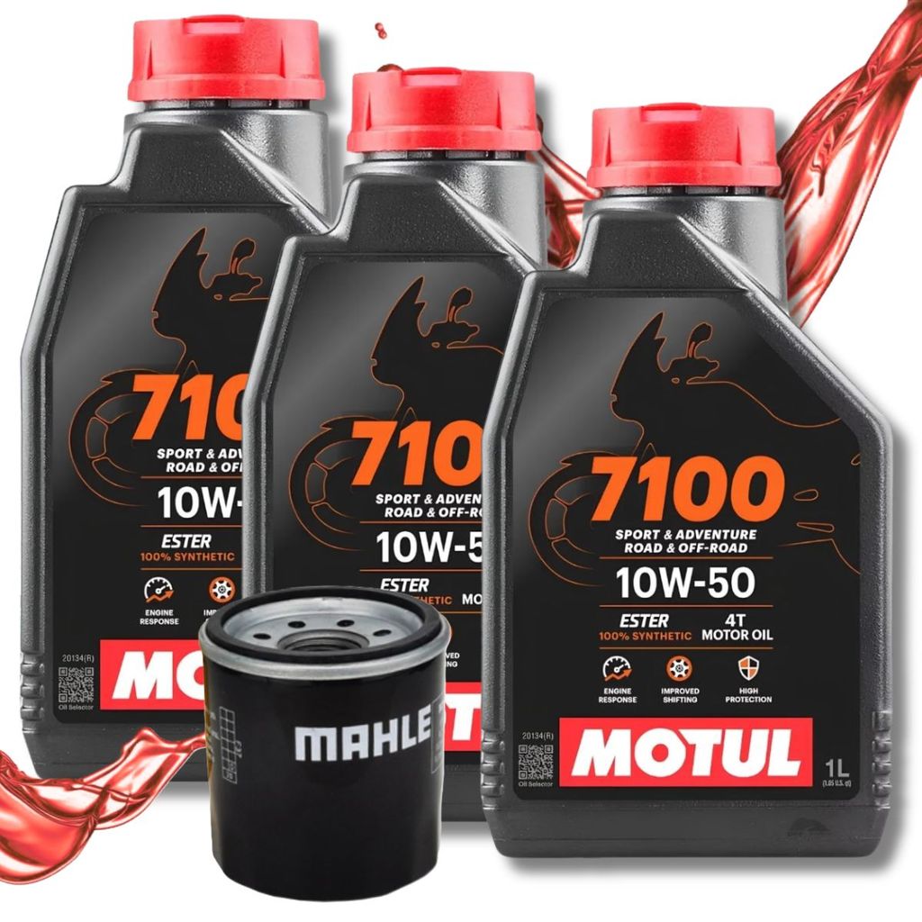 Troca de Óleo Ninja 400 / Ninja 650 / Z400 / Z300 Motul 7100 10w50 + Filtro