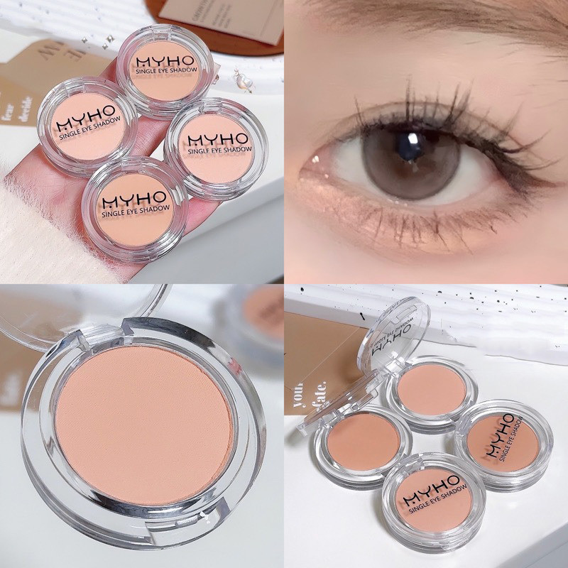 Matte Tez Ilumina Paleta De Sombra De Olho Monocromático Destaque Base Primer Cor Nude Pele Maquiagem Cosméticos Diários