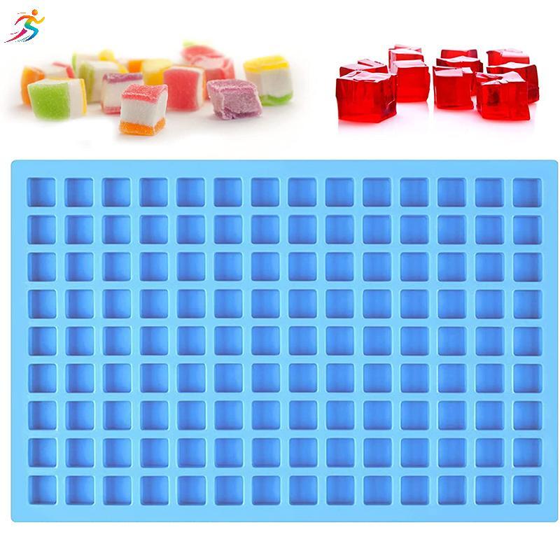 AOR 126 Cavidade Quadrada Moldes De Doces Molde De Silicone Para Duros Chocolate Ganache Quente