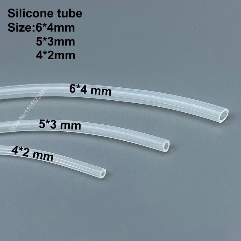 Tubo de Tinta de Silicone de 5M para Impressoras Epson DX4 DX5 DX7 TX800 XP600 Mimaki Mutoh Roland, Estação de Capping,