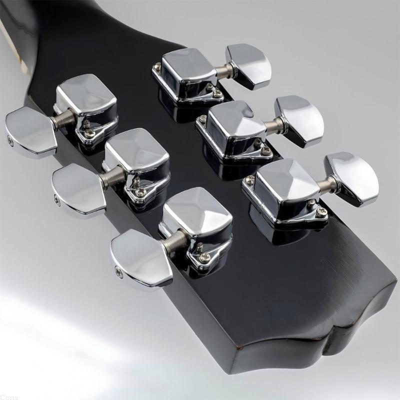 CS Tuner Machine Head Knobs Chaves De Afinação Cabeça De Máquina Para Guitarra Acústica Elétrica