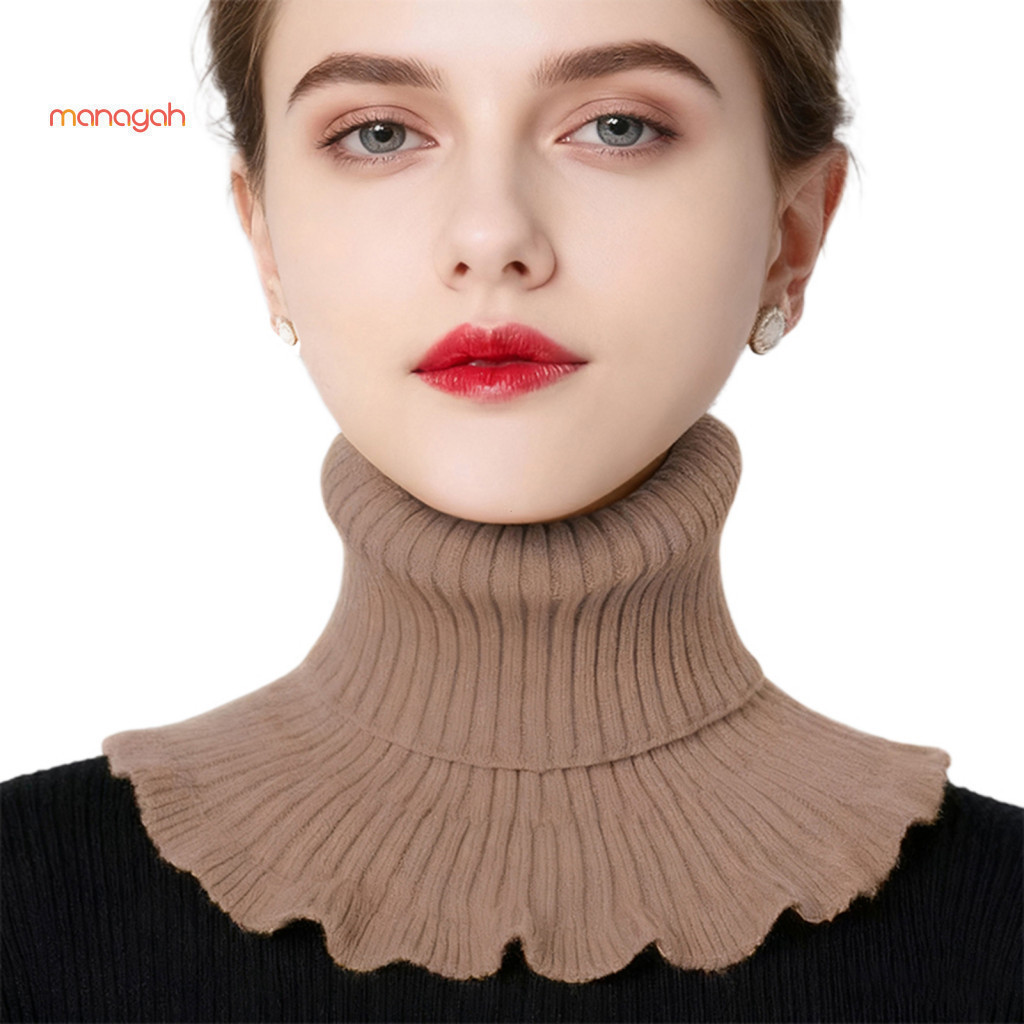 Acessório de Festa de Moda com Gola Falsa Unissex, Cachecol de Malha de Gola Alta, Tendência de Moda, Crie um Visual Fas