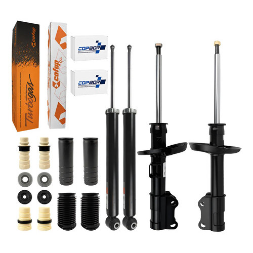 Kit Com 04 Amortecedor E Batente Joy Onix Prisma 2013 A 2019