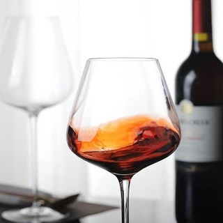 Cristal de uma peça artesanal vidro borgonha copo de vinho tinto taça de vinho dedicado grande barriga copo de vinho tin