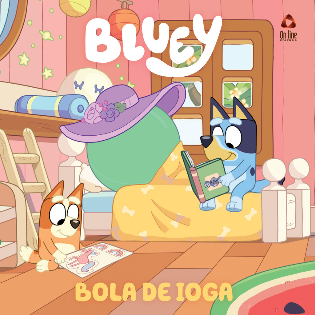 Bluey Livro de História - Bola de Ioga