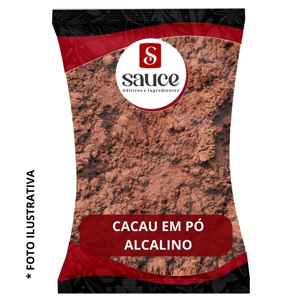 Cacau Em Pó 100% Puro Alcalino Premium 500g Natural Sem Açúcar