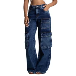 Calça Jeans Sawary Wide Leg - 282811