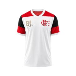 Camiseta Masculina Flamengo Zico "10" Premium