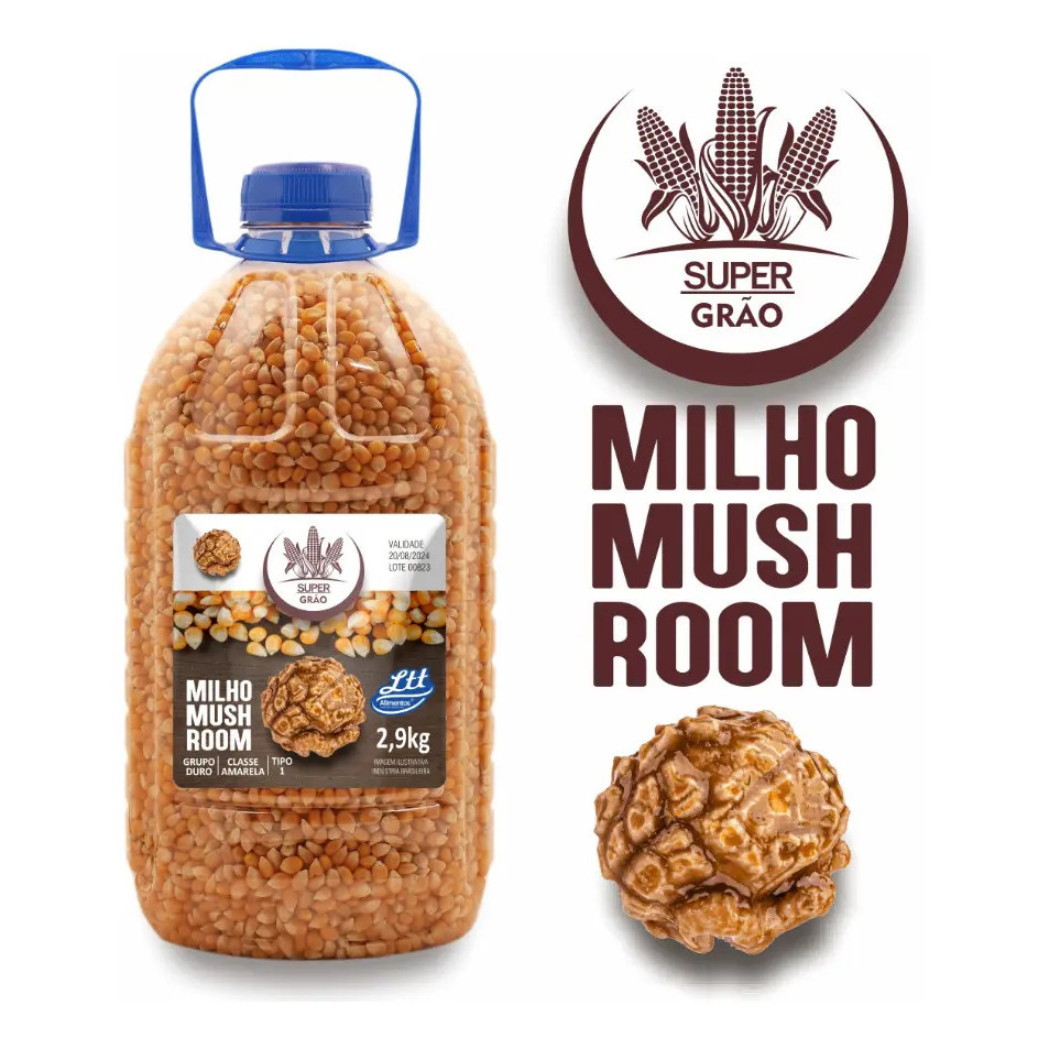 Milho Mushroom Galao 2,7 Kg - MILHO COGUMELO