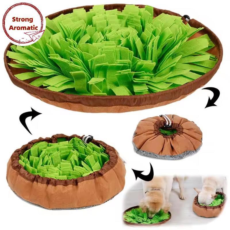 StrongArom Pet Snuffle Mat Para Cães , Jogo De Alimentação Interativo Tédio , Incentiva Habilidades Naturais De Forragea