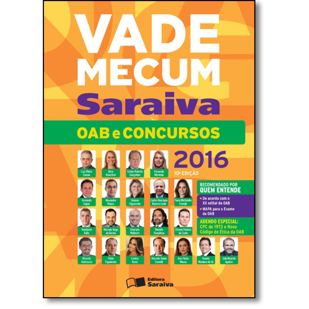 Vade Mecum Saraiva: Oab e Concursos - 2016 - 2º Semestre