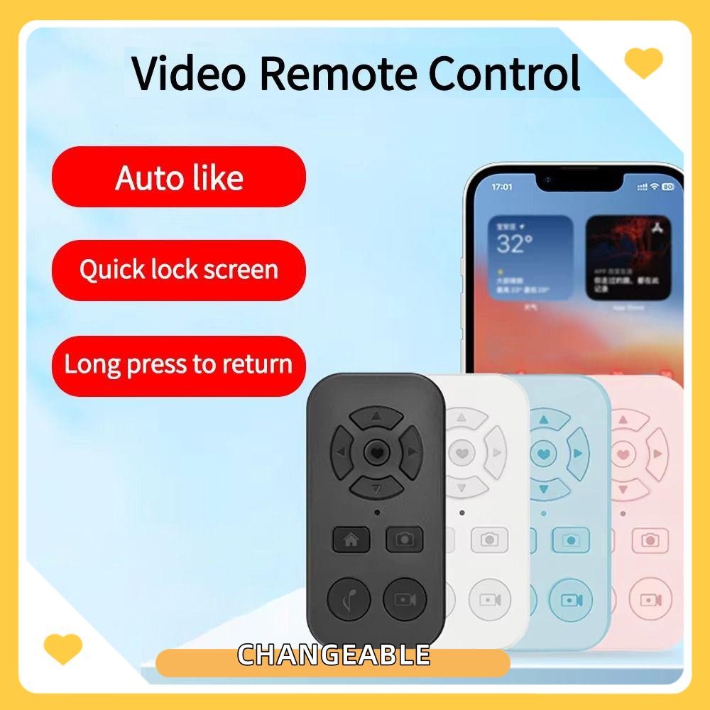 Controle Remoto Móvel Mutável , Controlador Bluetooth Selfie Giratório De Página , APP Gosta De Liberação Do Obturador