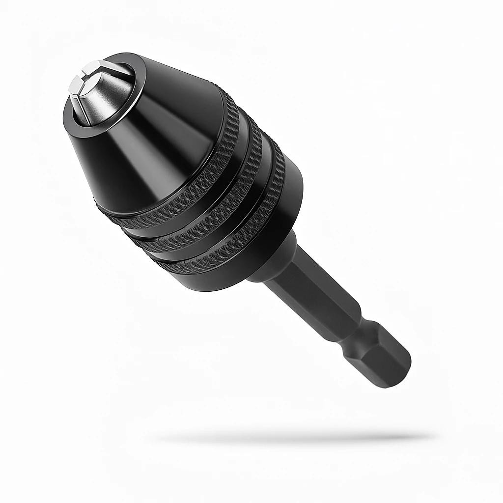 Mini Mandril De Aperto Rápido 8mm Adaptador Para Parafusadeira Encaixe 1/4Pol. Profissional