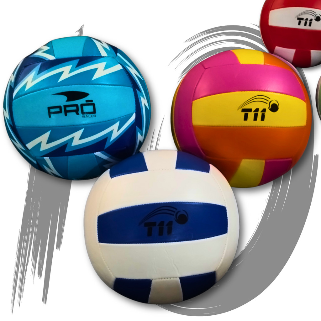 Kit 10 Bola De Vôlei Praia Campo Quadra T11 Sortido Atacado