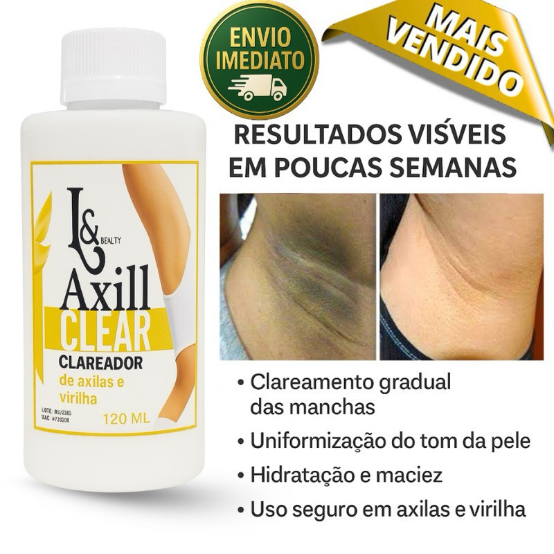 Loção Clareador Virilhas E Axilas Com Dolomita 120ml -  L&beauty