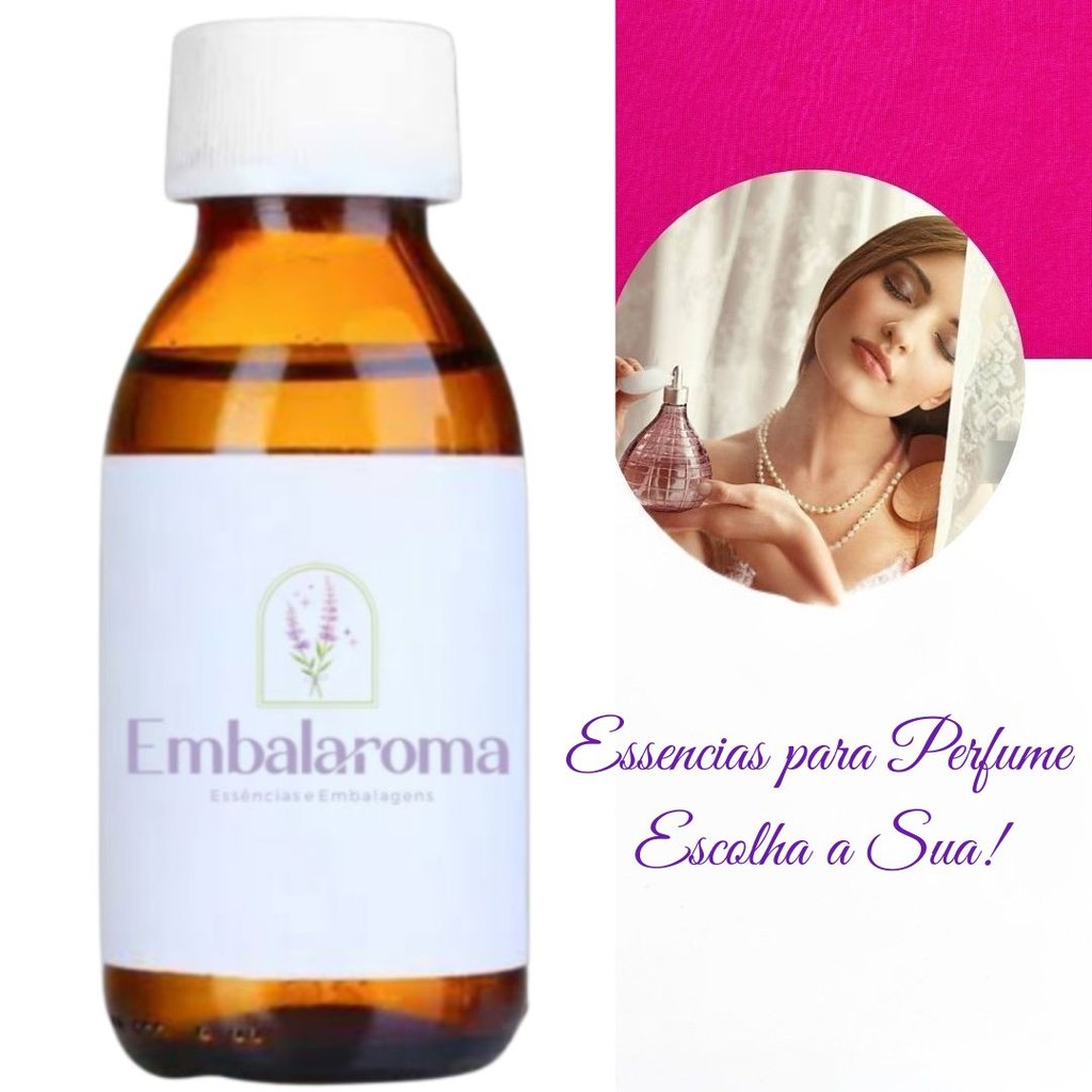 ESSÊNCIA PREMIUM PARA PERFUME | 100G | ESCOLHA A FRAGRÂNCIA em Oferta na Shopee