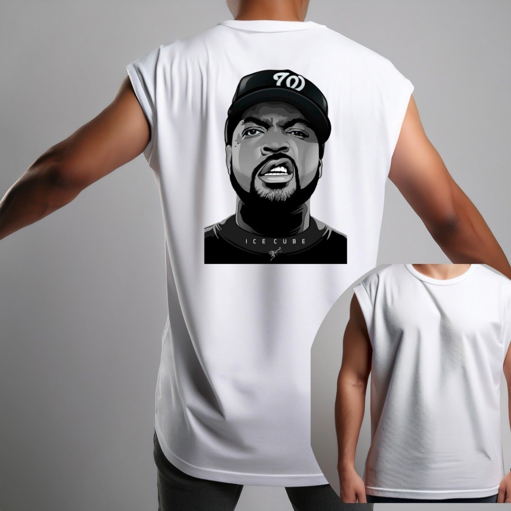 Camiseta Oversized  Regata Camisa Oversized Estampada 100% Algodão Hip Hop Estilo streetwear