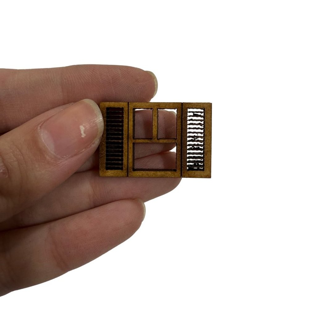 4un Aplique Janela M 2,9x1,9cm em Oferta na Shopee