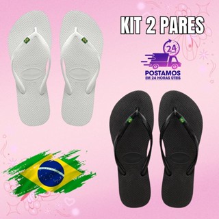 Chinelo Feminino Bandeirinha Slim Original Sandalia De Dedo Verão em Oferta na Shopee