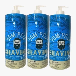 Kit 3x Shaving Gel Dom Pelo 1kg Profissional - Barba Suave Sem Irritações - Envio Imediato