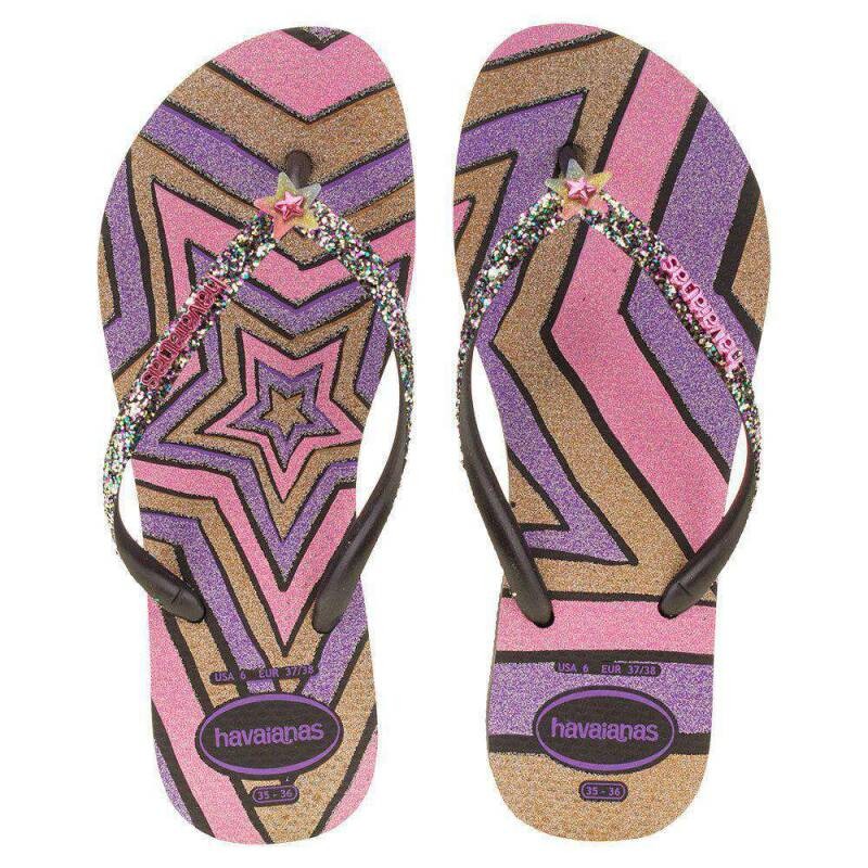 Chinelo Havaianas Slim Glitter II - Infantil