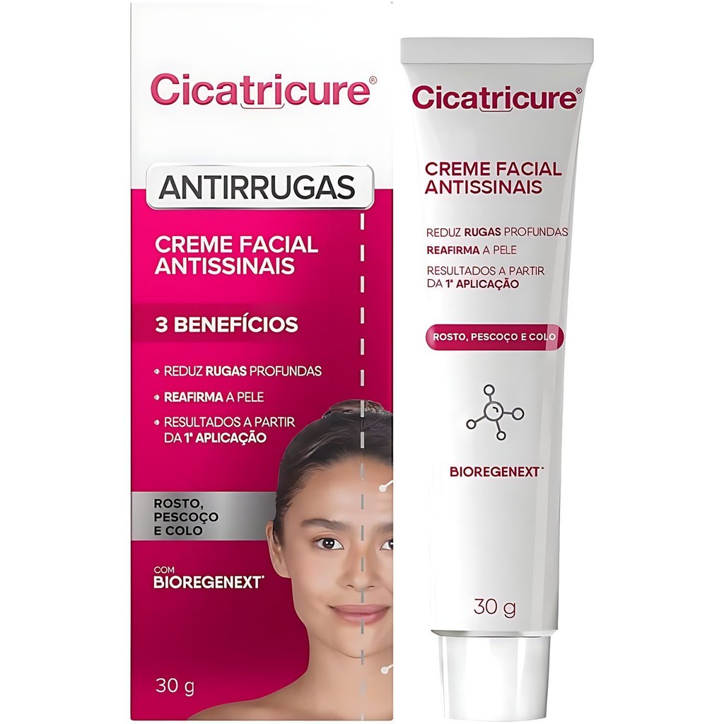 Cicatricure Creme Facial Antirrugas e Antissinais 30g - 7898636190973