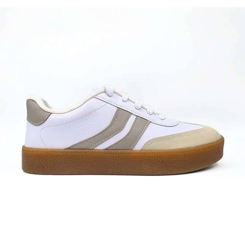 Tenis Vizzano Casual - Feminino - Branco em Oferta na Shopee